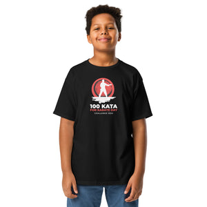 100 Karate Kata Challenge 2024 official tshirt Youth