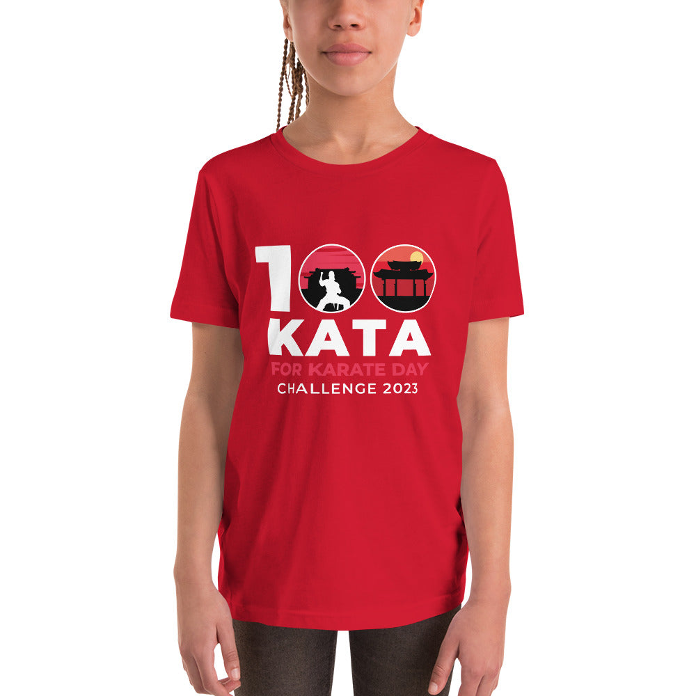 2023 100 Karate Kata official Youth t-shirt 01